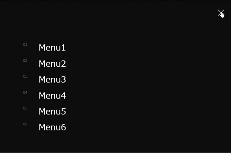 ハンバーガーメニュー4：jquery