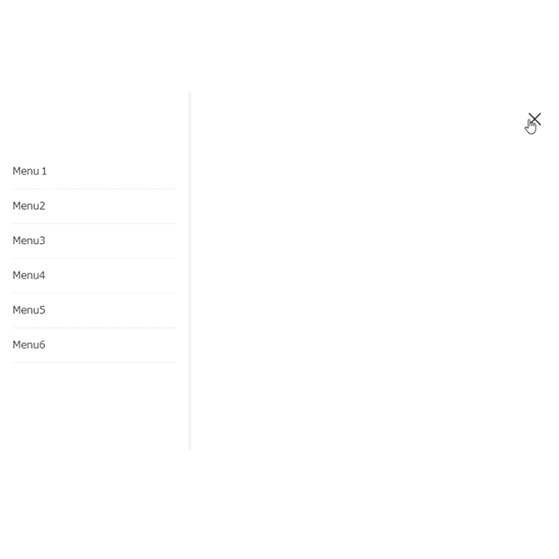 ハンバーガーメニュー1：jquery